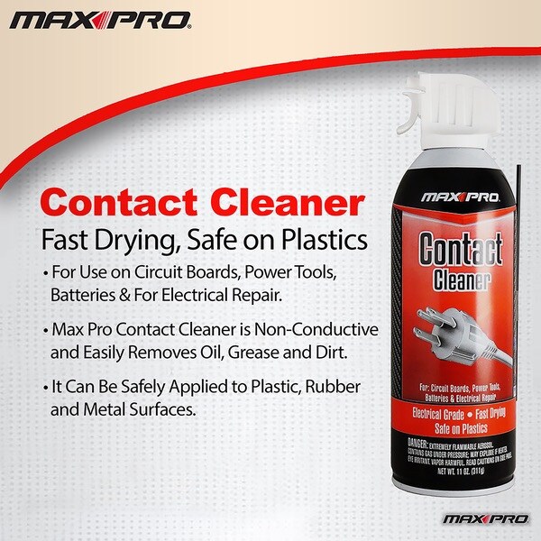 Main product image for Max Pro DP-002-015 Contact Cleaner 11 oz. 341-470